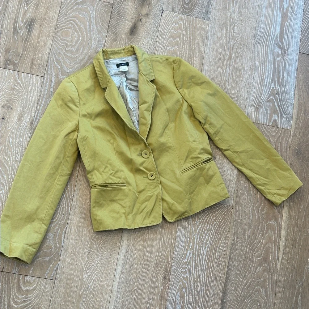 J. Crew Golden Yellow Blazer